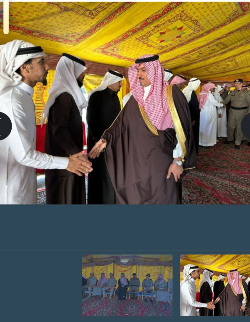 محافظ خميس مشيط ينقل تعازي القيادة لذوي الشهيد آل مسرع