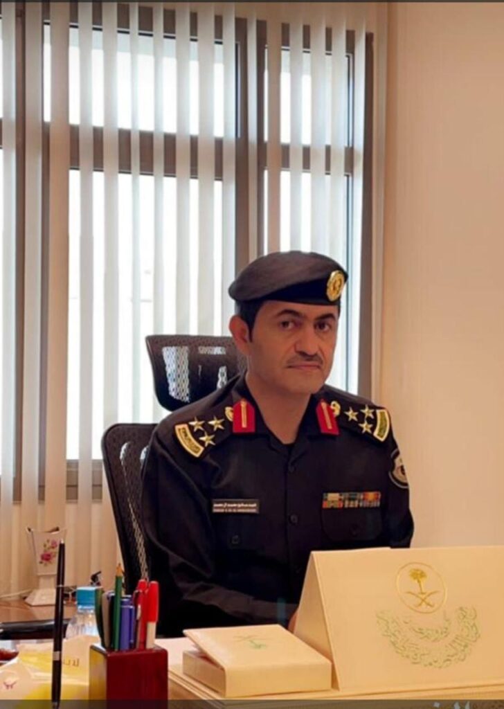العميد فهد بن صالح ال محمد يتلقى التهانى والتبريكات