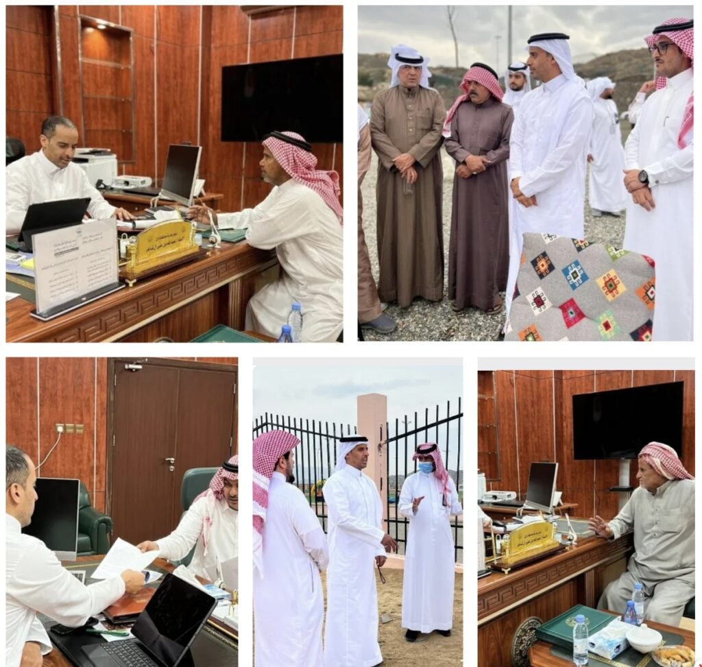 آمين عسير في زيارة لبارق والمجارة