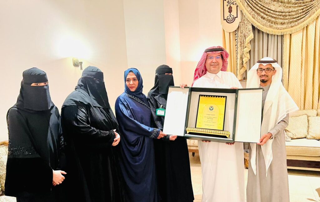 *الأمير تركي بن محمد بن ناصر يستقبل رئيسة مجلس جمعية الثريا الخيرية للمكفوفين*