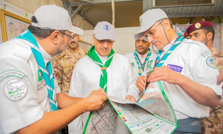 جهود الكشافة في خدمة حجاج بيت الله الحرام 