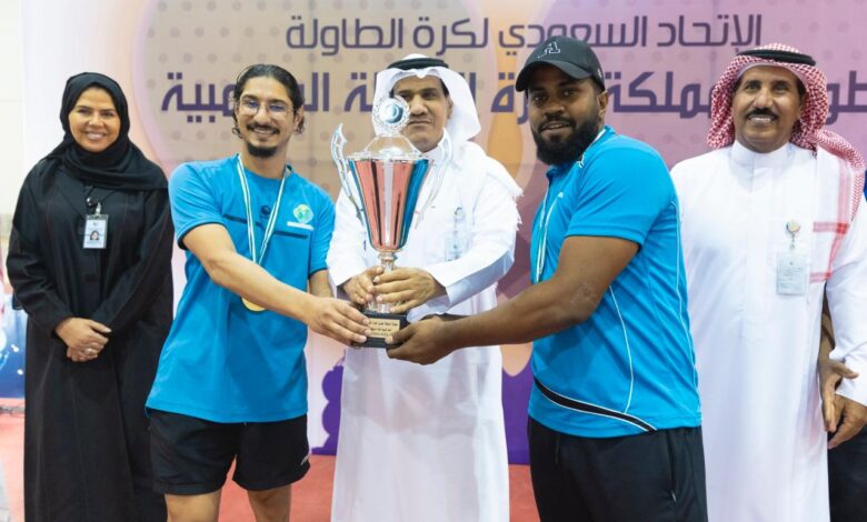 الرياض وعسير 1 أبطالًا لبطولة المملكة للفرق لكرة الطاولة البارالمبية