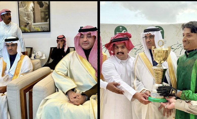 الغامدي يسلم كأس وزارة التعليم لمالك الجواد أجيد يكتور