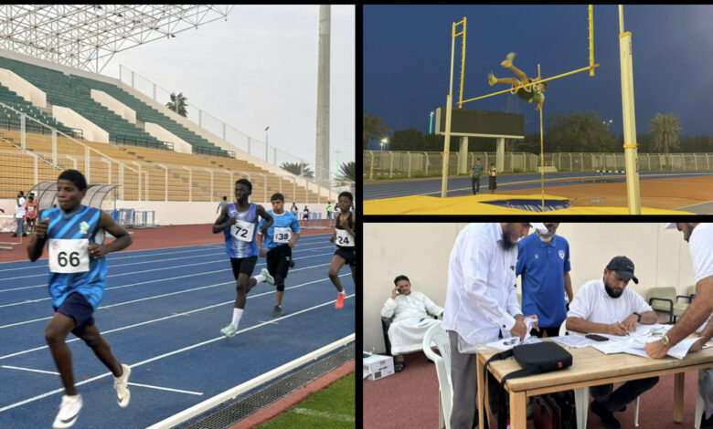 ثمانية أندية في ملتقى ألعاب القوى بجازان