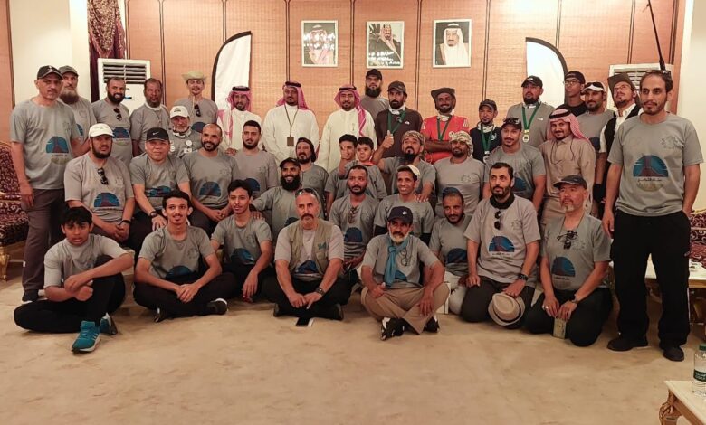 الرحالة يصلون مدينة الملك عبدالعزيز الرياضية