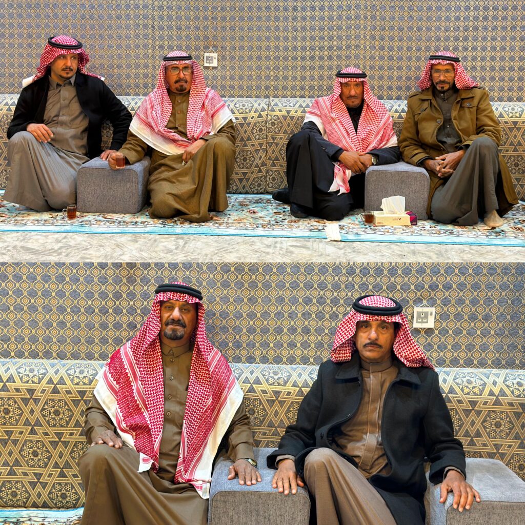 ضيف الله بن سويلم الدويرج يقدم واجب العزاء والمواساة لعائلة الجوادلة