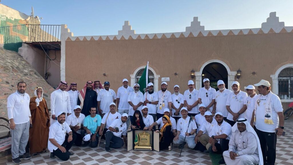 فريق مشاة النورس يحتفل بيوم التأسيس
