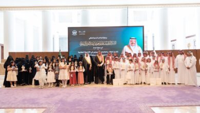 أمير الباحة يُكرم 74 طالبًا وطالبة حققوا مراكز