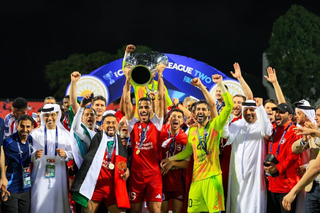 توج نادي الشارقة الإماراتي بلقب دوري أبطال آسيا 2