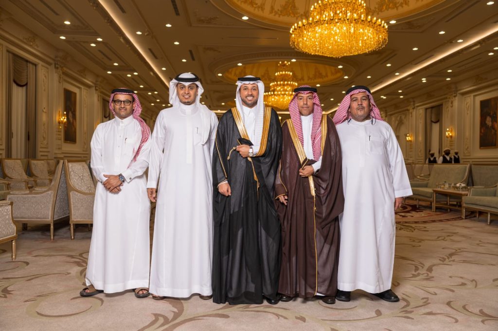 الرياضيون يشاركون اللحياني فرحته