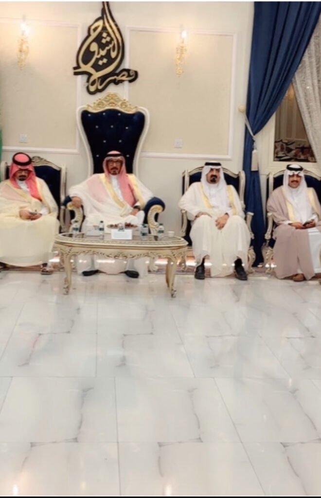 سمو الأمير ناصر بن عبدالرحمن آل سعود يشرف حفل زواج الأستاذ علي الأحمري في قصر الشيوخ بأبها