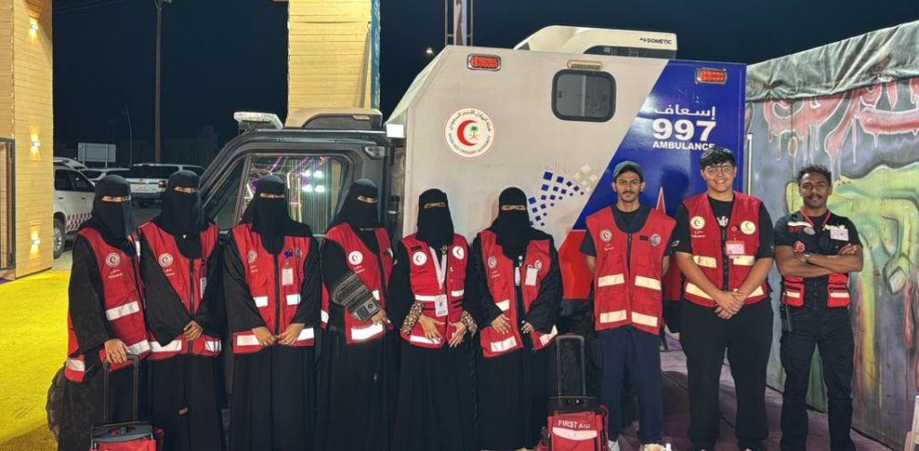 الهلال الأحمر يحقق مستهدفات زمن الاستجابه بالباحة