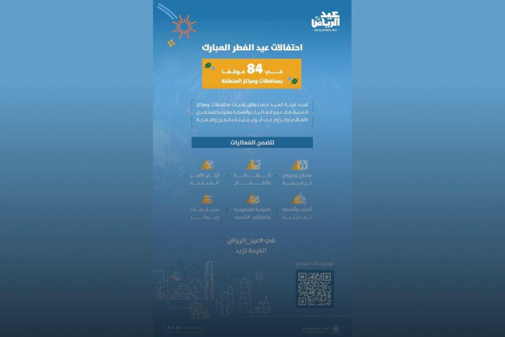 احتفالات منطقة الرياض بعيد الفطر المبارك