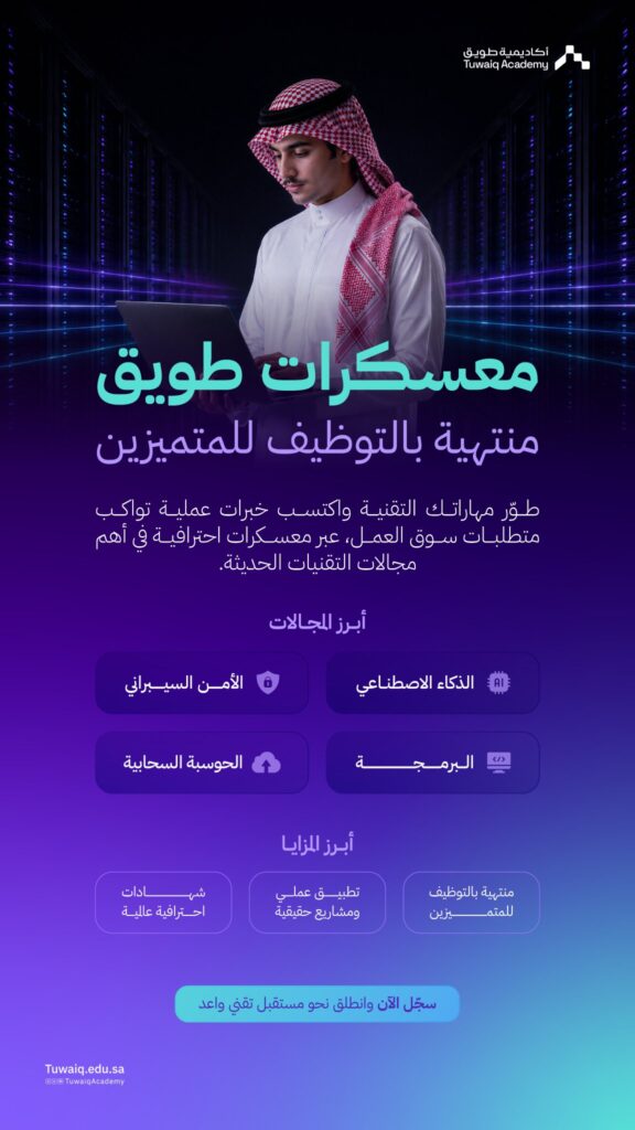 أكاديمية طويق تطلق معسكراتها الاحترافية لأغسطس
