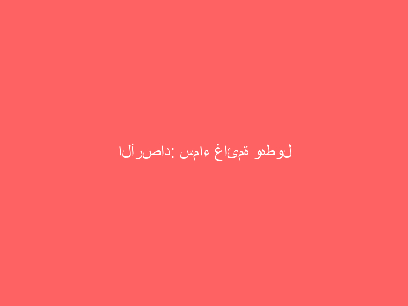 الأرصاد: سماء غائمة وهطول أمطار متفرقة على وسط وشمال شرق المملكة