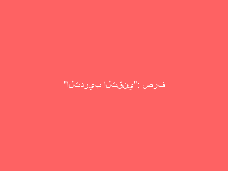 “التدريب التقني”: صرف مكافأة التفوق لـ 484 متدرباً ومتدربة
