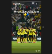 بعد خروجه غاضبا والاختفاء.. رونالدو يعلق على "ريمونتادا" النصر أمام الاتفاق