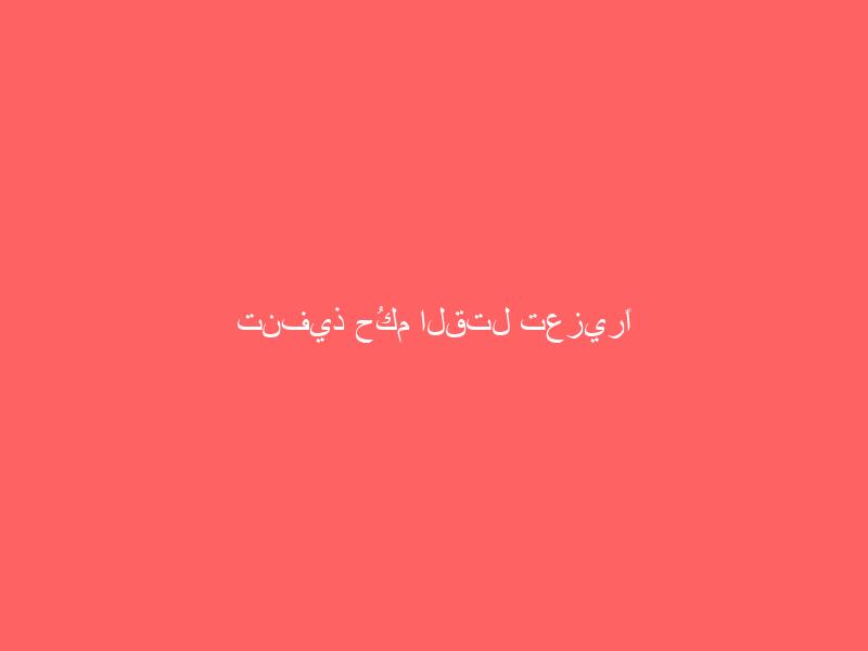 تنفيذ حُكم القتل تعزيرًا بأحد الجناة في المنطقة الشرقية