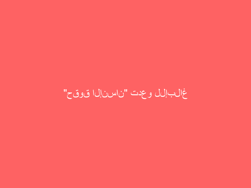 “حقوق الإنسان” تدعو للإبلاغ عن جرائم التحرش عبر ” كلنا أمن “