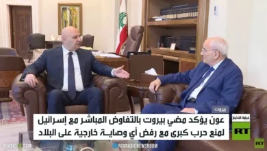 عون: ماضون بالتفاوض ونرفض الوصاية