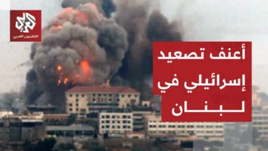 قصف إسرائيلي مكثف لجنوب لبنان (فيديو)