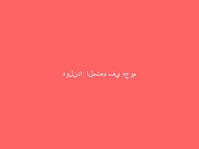 هولندا: المتهم في هجوم سفارة المملكة أراد قتل حارس الأمن