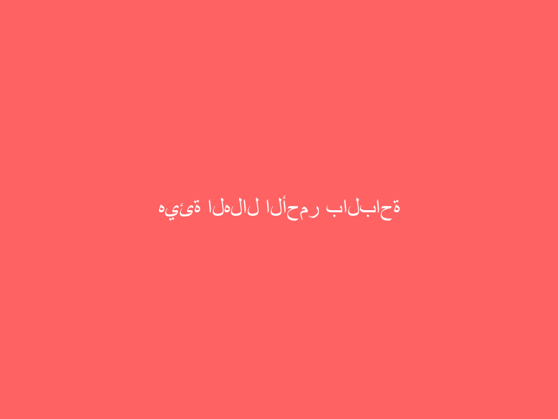 هيئة الهلال الأحمر بالباحة ترفع جاهزيتها استعدادا للحالة المطرية