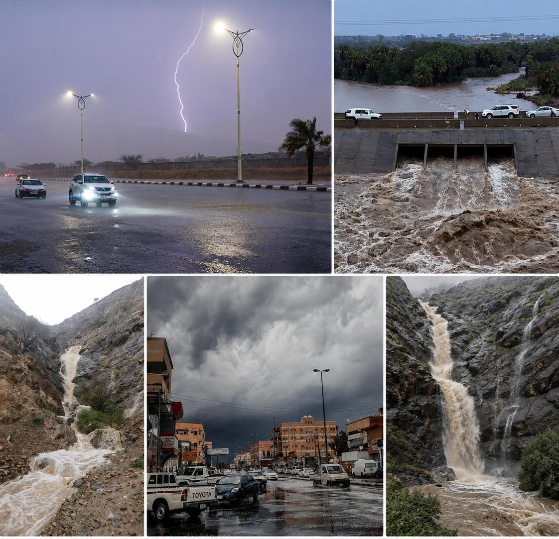 أغسطس يودع جازان بأمطار خفيفة على غير المعتاد
