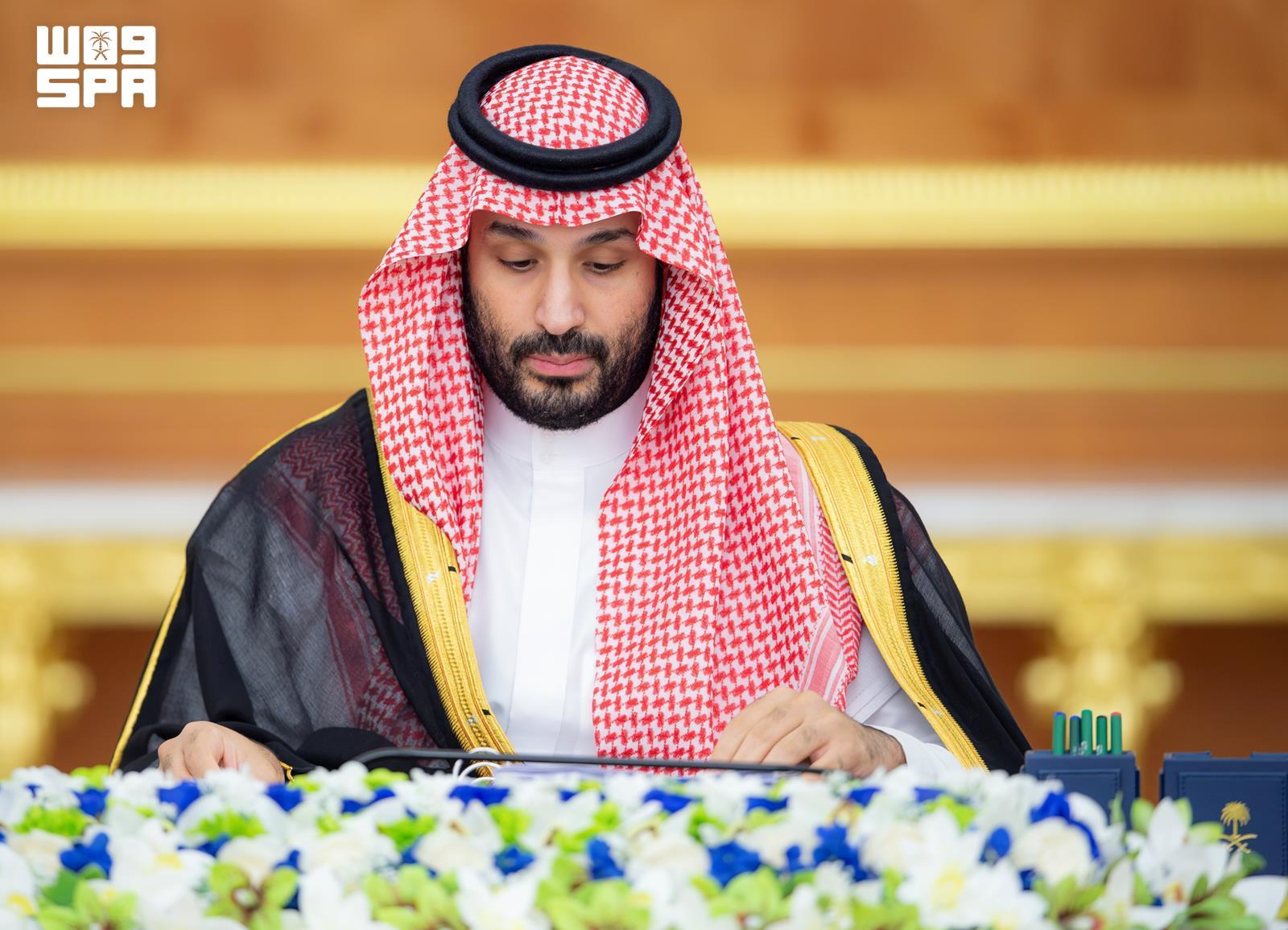 سمو ولي العهد يرأس جلسة مجلس الوزراء