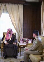 نائب أمير عسير يستقبل قائد قوة أمن المنشآت بالمنطقة بمناسبة تعيينه أبها