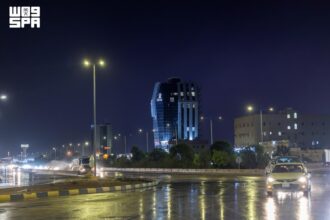 أمطار غزيرة على منطقة الجوف تشمل سكاكا ودومة الجندل وصوير