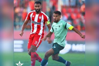 من مواجهة النادي المكناسي والاتحاد التوركي في الدوري المغربي