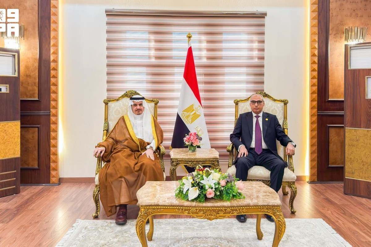 رئيس مجلس الدولة المصري يستقبل رئيس ديوان المظالم في القاهرة