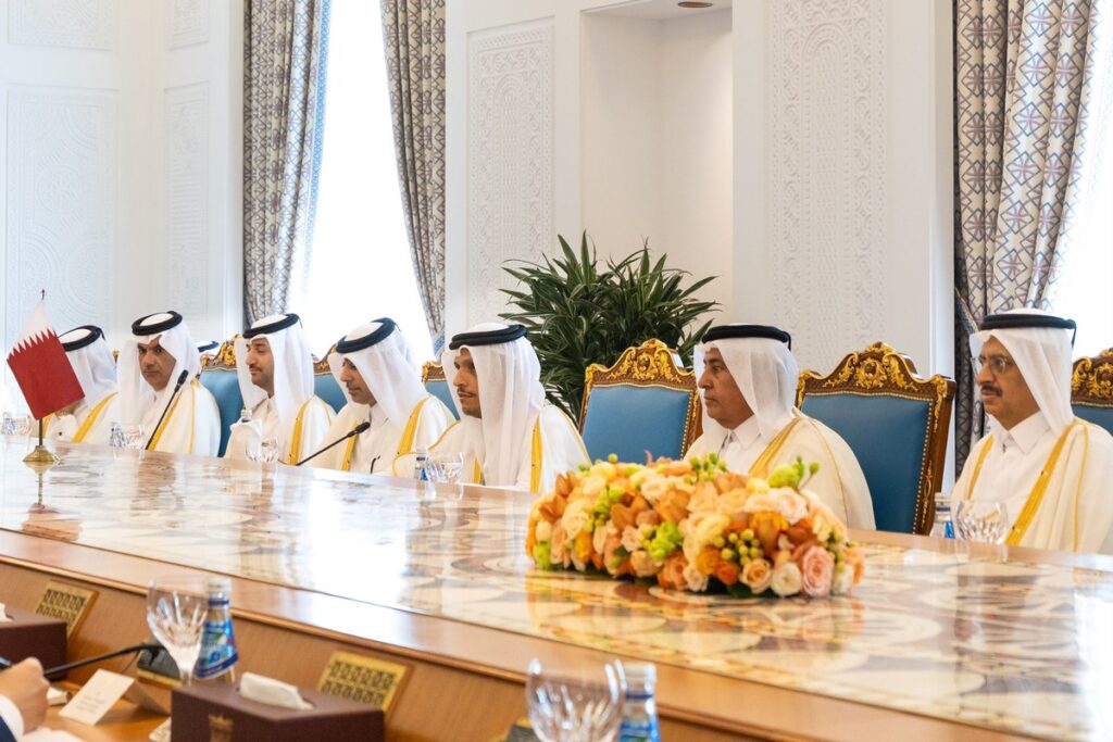 جلسة الحوار الإستراتيجي الرابع بين قطر وفرنسا في الدوحة