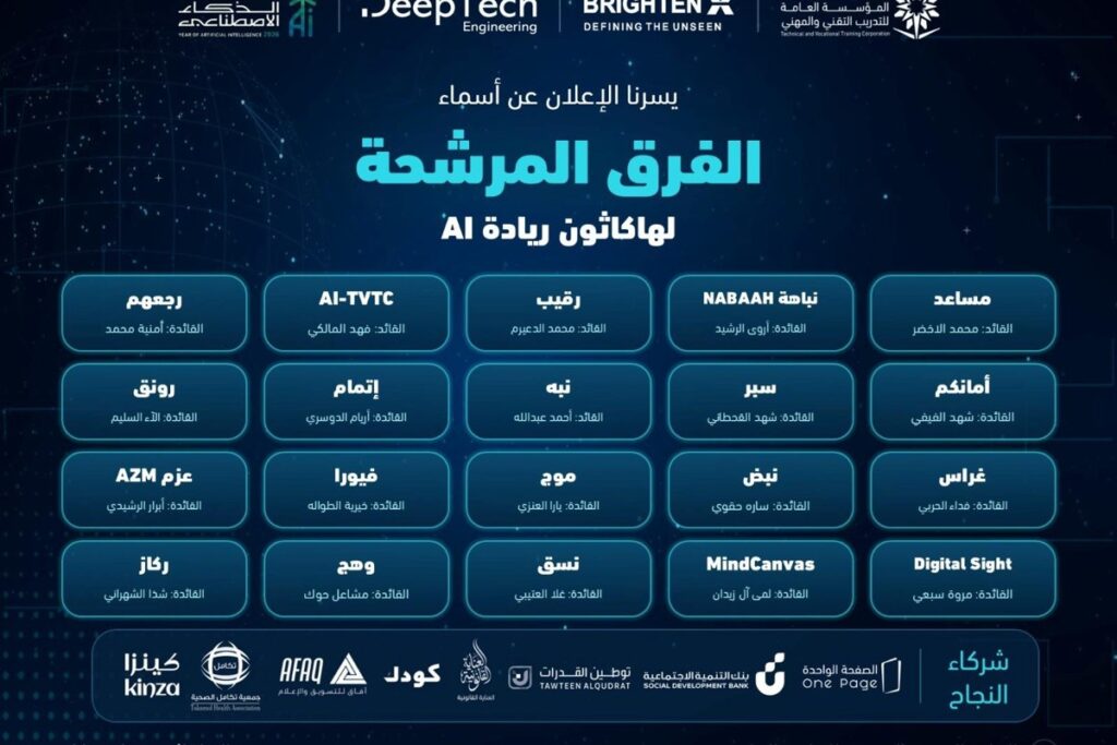 هاكاثون ريادة في الكلية التقنية الرقمية للبنات بالرياض