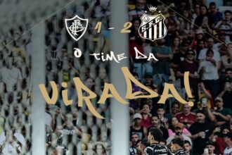 بطاقة فوز سانتوس على فلومينينزي 2-1 في الدوري البرازيلي من الحساب الرسمي لنادي سانتوس