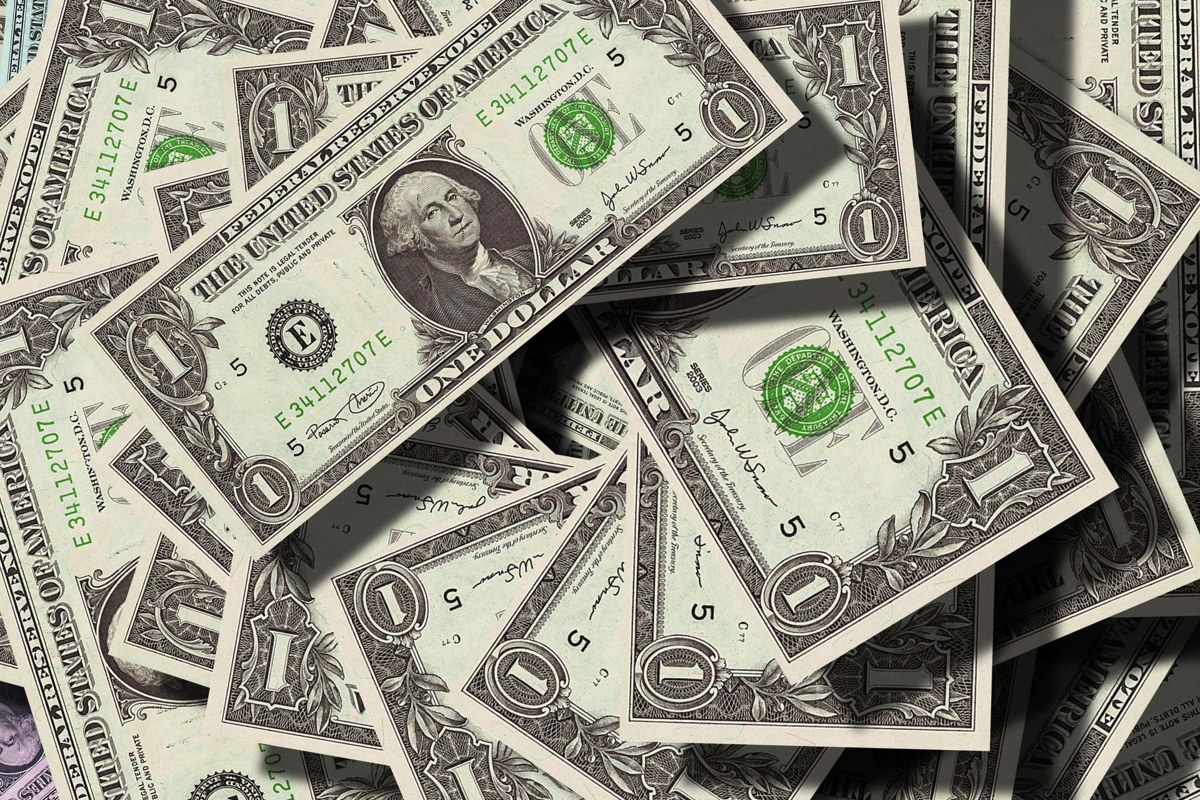 أوراق نقدية من الدولار الأمريكي