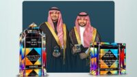جائزة أفضل مكتب لإدارة المشاريع - ممثلا وزارة الموارد البشرية مع جائزتي PMI لعام 2026