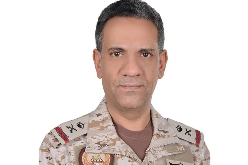 اللواء الركن تركي المالكي المتحدث الرسمي باسم قوات التحالف بشأن اعتراض صواريخ باليستية